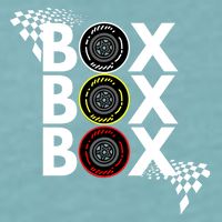 Formula Racing Car Box Box Box Radio Call To Pitbox Car Race Gift Sueded Cloud Jersey T-Shirt