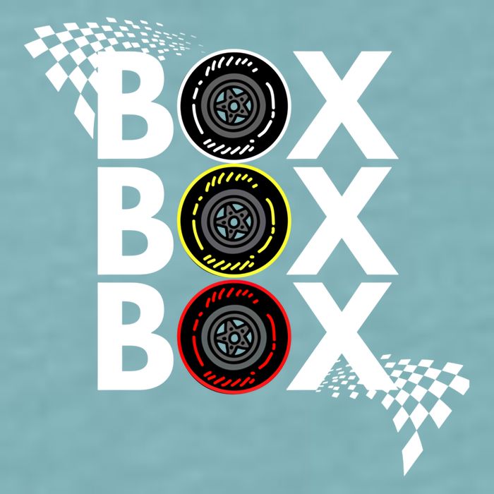 Formula Racing Car Box Box Box Radio Call To Pitbox Car Race Gift Sueded Cloud Jersey T-Shirt