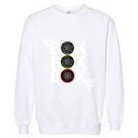 Formula Racing Car Box Box Box Radio Call To Pitbox Car Race Gift Garment-Dyed Sweatshirt