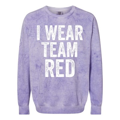 Formula Racing Car I Wear Team Red F1 Formula One Racing Car Colorblast Crewneck Sweatshirt