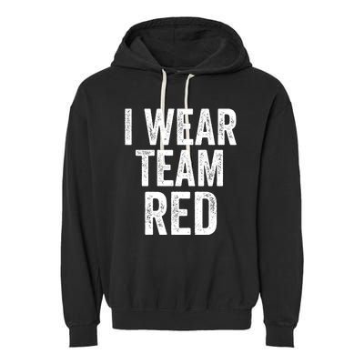 Formula Racing Car I Wear Team Red F1 Formula One Racing Car Garment-Dyed Fleece Hoodie