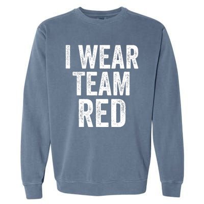 Formula Racing Car I Wear Team Red F1 Formula One Racing Car Garment-Dyed Sweatshirt