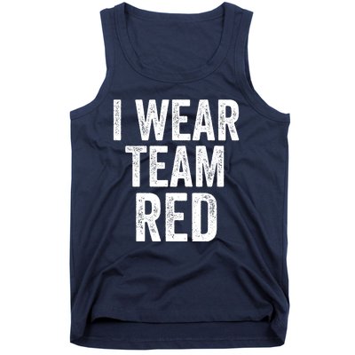 Formula Racing Car I Wear Team Red F1 Formula One Racing Car Tank Top