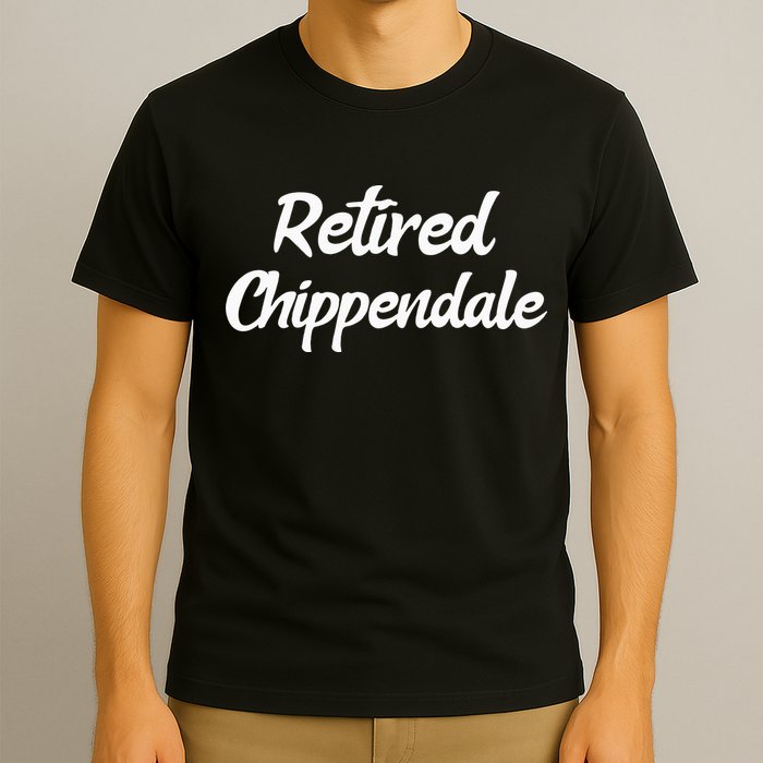 Funny Retired Chippendale Former Exotic Dancer Dad Bod T-Shirt