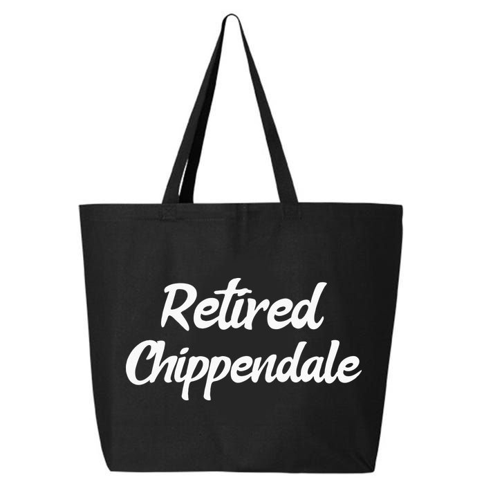 Funny Retired Chippendale Former Exotic Dancer Dad Bod 25L Jumbo Tote