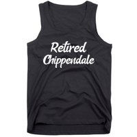 Funny Retired Chippendale Former Exotic Dancer Dad Bod Tank Top