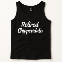 Funny Retired Chippendale Former Exotic Dancer Dad Bod Tank Top