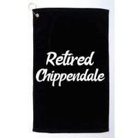 Funny Retired Chippendale Former Exotic Dancer Dad Bod Golf Towel