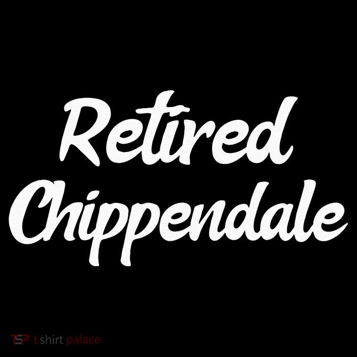 Funny Retired Chippendale Former Exotic Dancer Dad Bod Cropped Pullover Crew