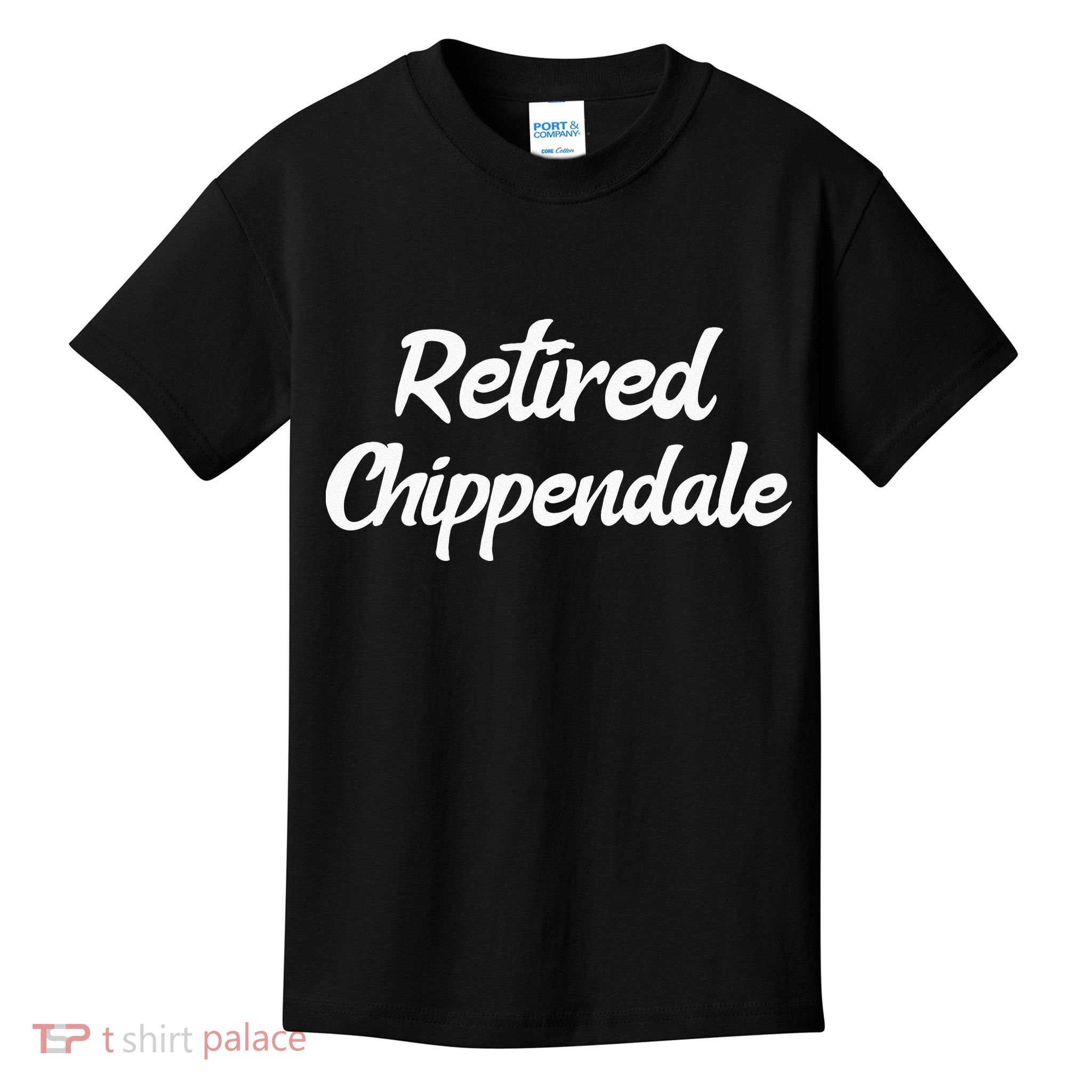 Funny Retired Chippendale Former Exotic Dancer Dad Bod Kids T-Shirt