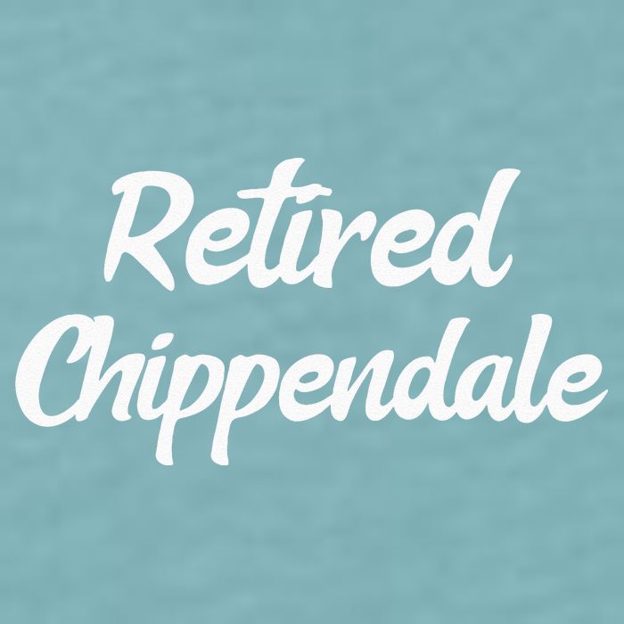 Funny Retired Chippendale Former Exotic Dancer Dad Bod Sueded Cloud Jersey T-Shirt