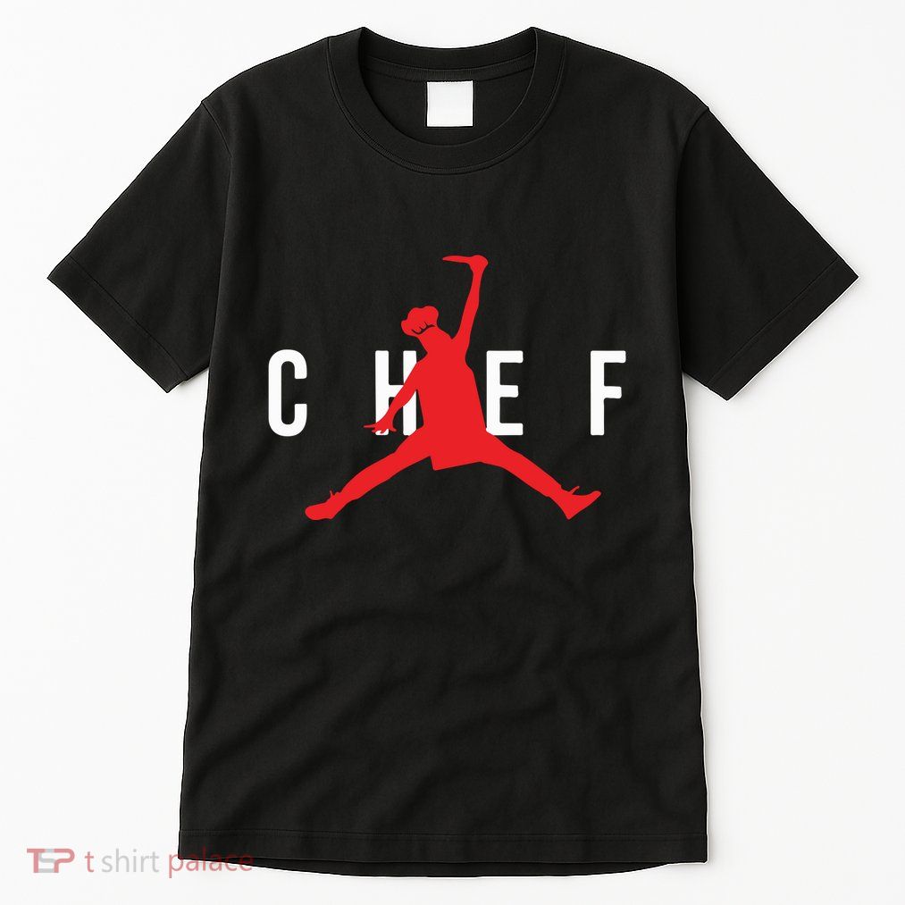 Funny Restaurant Chef Jumping Chef Knife Tall T-Shirt