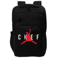 Funny Restaurant Chef Jumping Chef Knife Impact Tech Backpack