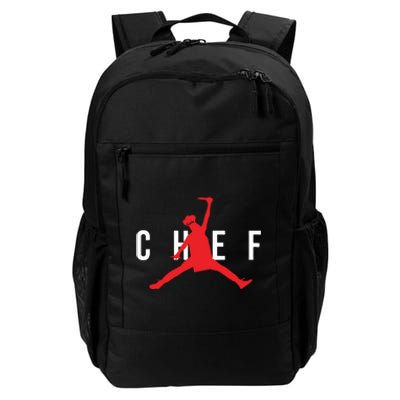 Funny Restaurant Chef Jumping Chef Knife Daily Commute Backpack