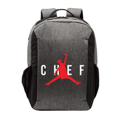 Funny Restaurant Chef Jumping Chef Knife Vector Backpack