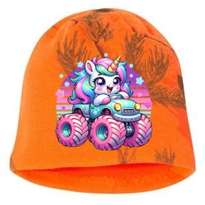 Funny Retro Cute Unicorn Monster Truck Kati - Camo Knit Beanie