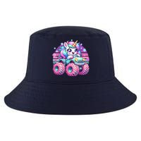 Funny Retro Cute Unicorn Monster Truck Cool Comfort Performance Bucket Hat