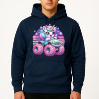 Funny Retro Cute Unicorn Monster Truck Hoodie