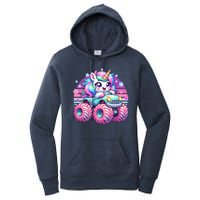 Funny Retro Cute Unicorn Monster Truck Women's Pullover Hoodie