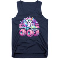 Funny Retro Cute Unicorn Monster Truck Tank Top