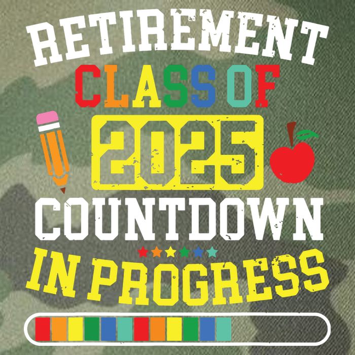 Funny Retirement Class Of 2025 Countdown In Progress Teacher Legacy Tie Dye Trucker Hat