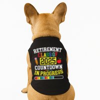Funny Retirement Class Of 2025 Countdown In Progress Teacher Doggie Tank