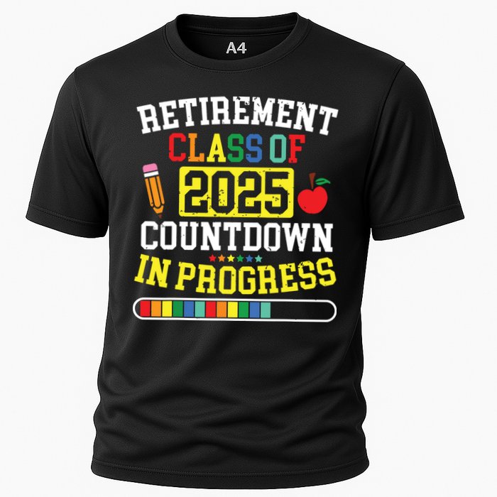 Funny Retirement Class Of 2025 Countdown In Progress Teacher Performance Shirt