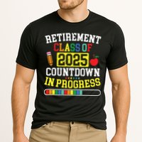 Funny Retirement Class Of 2025 Countdown In Progress Teacher Performance Shirt