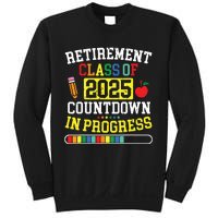 Funny Retirement Class Of 2025 Countdown In Progress Teacher Sweatshirt