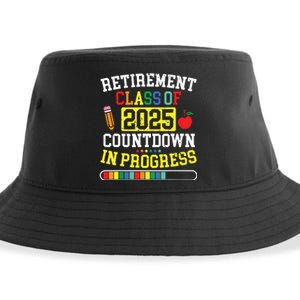 Funny Retirement Class Of 2025 Countdown In Progress Teacher Sustainable Bucket Hat