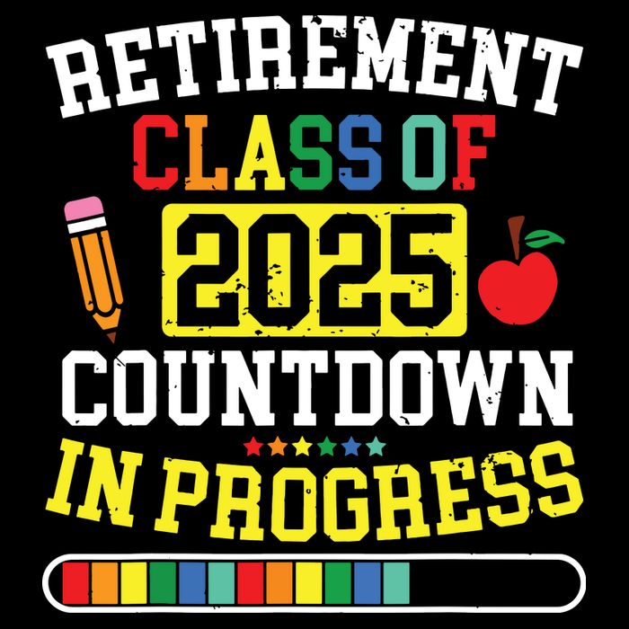 Funny Retirement Class Of 2025 Countdown In Progress Teacher Sustainable Bucket Hat