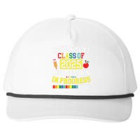 Funny Retirement Class Of 2025 Countdown In Progress Teacher Snapback Five-Panel Rope Hat