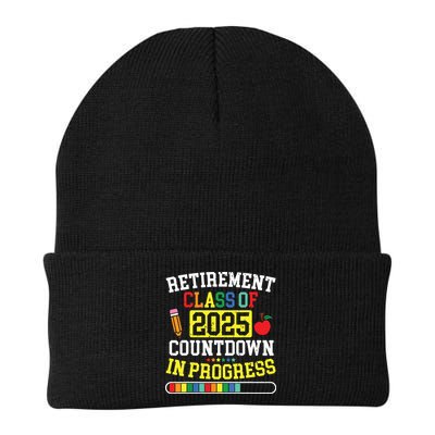 Funny Retirement Class Of 2025 Countdown In Progress Teacher Beanie