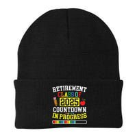 Funny Retirement Class Of 2025 Countdown In Progress Teacher Beanie
