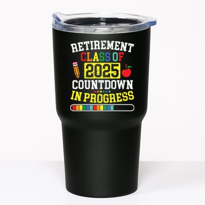 Funny Retirement Class Of 2025 Countdown In Progress Teacher Tumbler