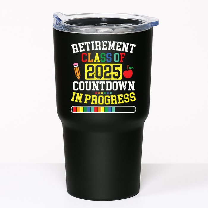 Funny Retirement Class Of 2025 Countdown In Progress Teacher Tumbler