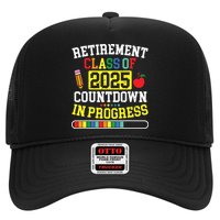 Funny Retirement Class Of 2025 Countdown In Progress Teacher Trucker Hat