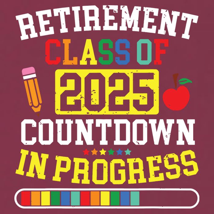 Funny Retirement Class Of 2025 Countdown In Progress Teacher 16oz Travel Tumbler