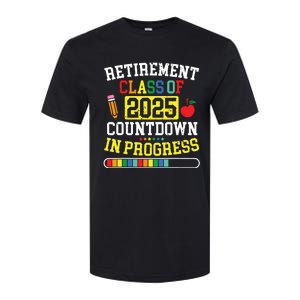 Funny Retirement Class Of 2025 Countdown In Progress Teacher Softstyle CVC T-Shirt