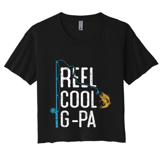 Fishing Reel Cool Ggreat Giftpa Father’s Day Gift For Fisher Ggreat Giftpa Gift Crop Top