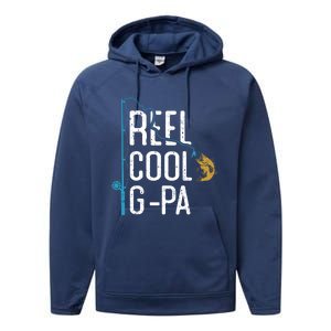 Fishing Reel Cool Ggreat Giftpa Father’s Day Gift For Fisher Ggreat Giftpa Gift Performance Fleece Hoodie