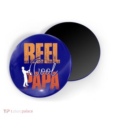 Fishing Reel Cool Papa Fisher Daddy Father's Day Gift Magnet