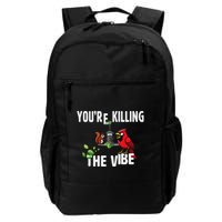 Funny Red Cardinal Squirrel Feeder Bird Watcher Killing Vibe Backpack