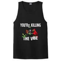 Funny Red Cardinal Squirrel Feeder Bird Watcher Killing Vibe PosiCharge Competitor Tank