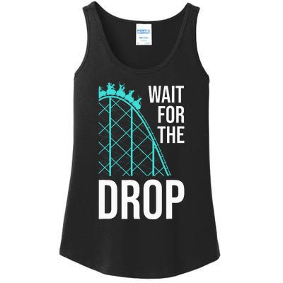 Funny Roller Coaster Designs Amusement Park Ladies Essential Tank