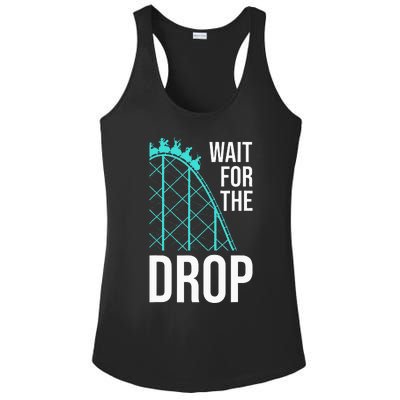 Funny Roller Coaster Designs Amusement Park Ladies PosiCharge Competitor Racerback Tank