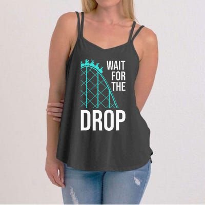 Funny Roller Coaster Designs Amusement Park Women's Strappy Tank