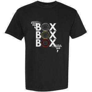 Formula Racing Car Box Box Box Radio Call To Pitbox Car Race Garment-Dyed Heavyweight T-Shirt