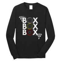 Formula Racing Car Box Box Box Radio Call To Pitbox Car Race Long Sleeve Shirt