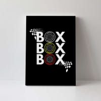 Formula Racing Car Box Box Box Radio Call To Pitbox Car Race Canvas